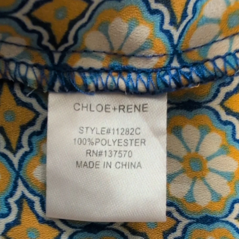Chloe +Rene Patchwork Floral Dress. - Picture 7 of 7